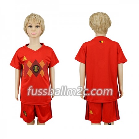 Fußballtrikots Belgien Kinder Heim Trikotsatz WM 2018